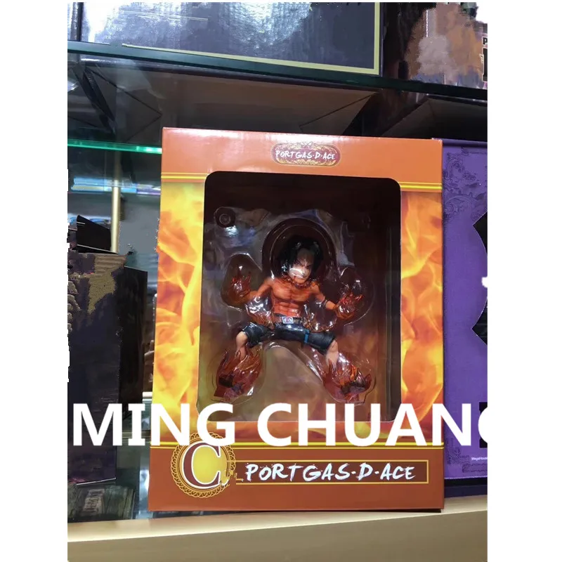 ONE PIECE Luffy's Brother Portgas D Ace fire punch The Battle Over Dome фигурку Коллекционная модель игрушки 12