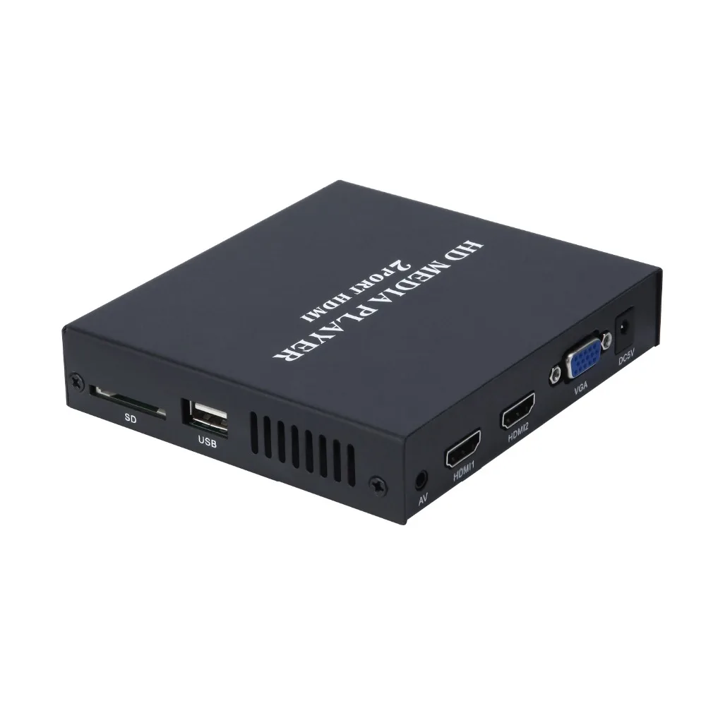 Мультимедийный плеер Full HD 1080P HDD Sup порты 2 порта HDMI + VGA CVBS выход SD/MMC/USB хост AVI DivX MKV DVD