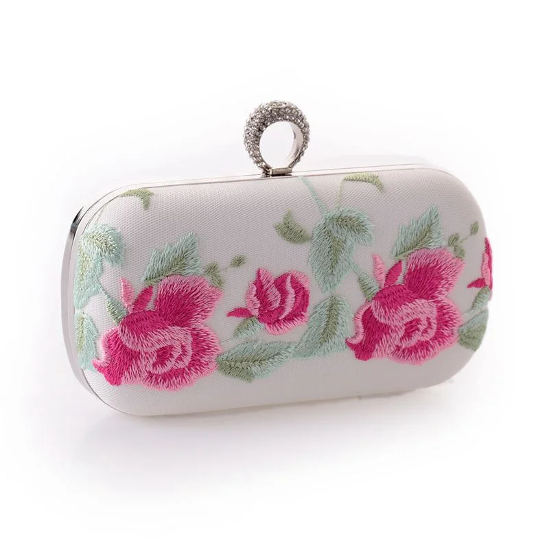 Новая мода Национальный стиль в народном стиле Вечерние клатч Для женщин вышитые