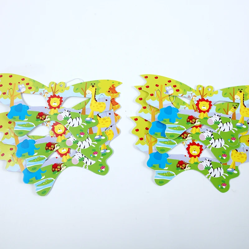 10 шт./лот забавные животные тема вечерние маска для глаз лица малышей подарок на