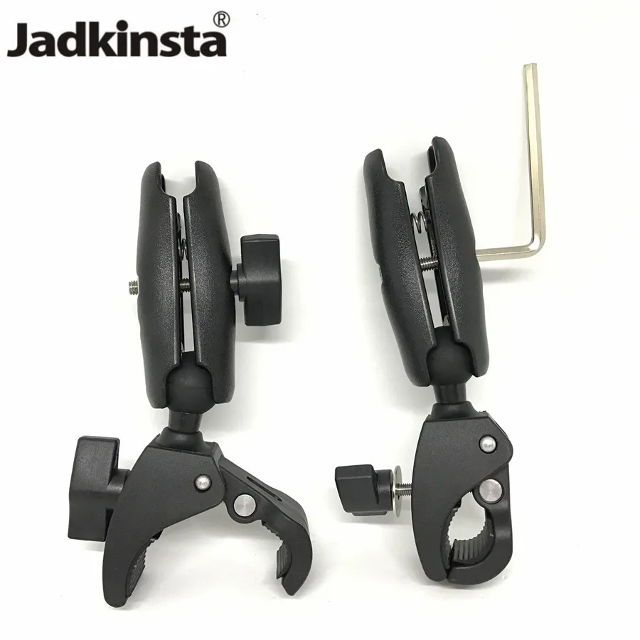 Jadkinsta для Gopro Ram mount SLR 1 дюймов двойной разъем рукоятки и коготь зажим для мотоцикла руль велосипеда рейка база шаровая Головка