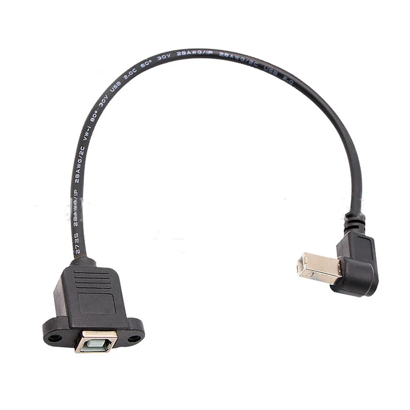 0 5 м 1 USB 2 локоть B штекер к гнезду тип розетка панель принтера монтажный