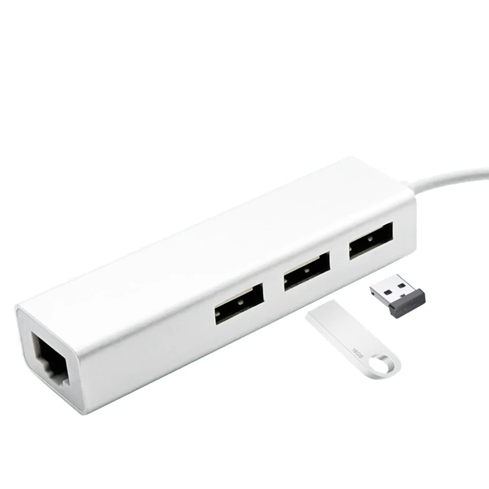 Rovtop USB 100 мегабит Ethernet адаптер 10/100 Мбит/с концентратор 2 0 Lan Проводная сетевая