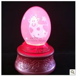 Телец Европейский роялти яйцо музыкальная шкатулка подарок на день рождения