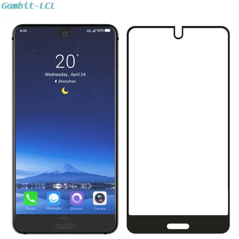 Защитное стекло для Sharp Aquos S2 / C10 5 &quot закаленное 9H 2.5D с полным покрытием|Защитные