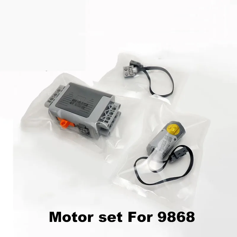Motor Set Запчасти для техники, запасные технологические блоки, механическое обучающее устройство, набор для самостоятельной сборки, игрушки моторные аккумуляторные коробки, совместимые с 9686 комплектами деталей - Цвет: Motor Set