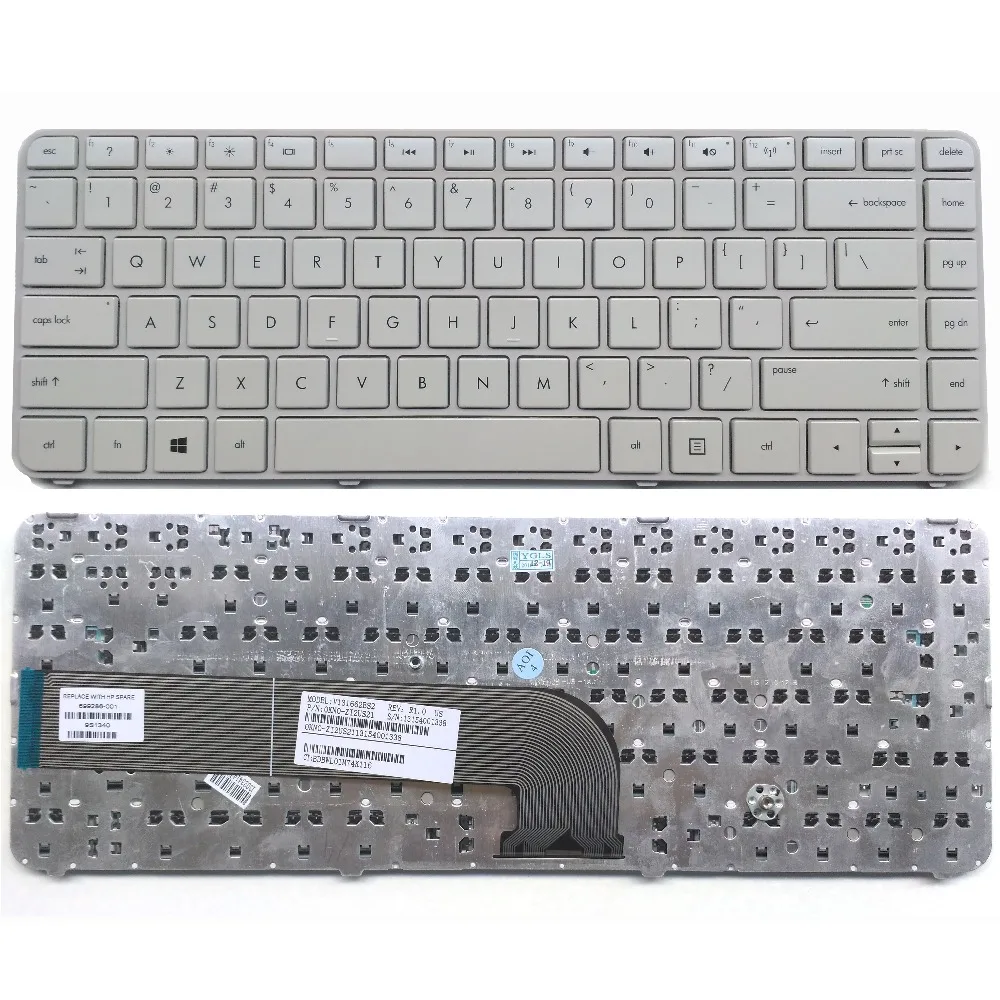 Новая клавиатура для ноутбука HP Pavilion DV4 5000 5100 5200 5300 5A00 5B00 DV4T белый с рамкой|keyboard for