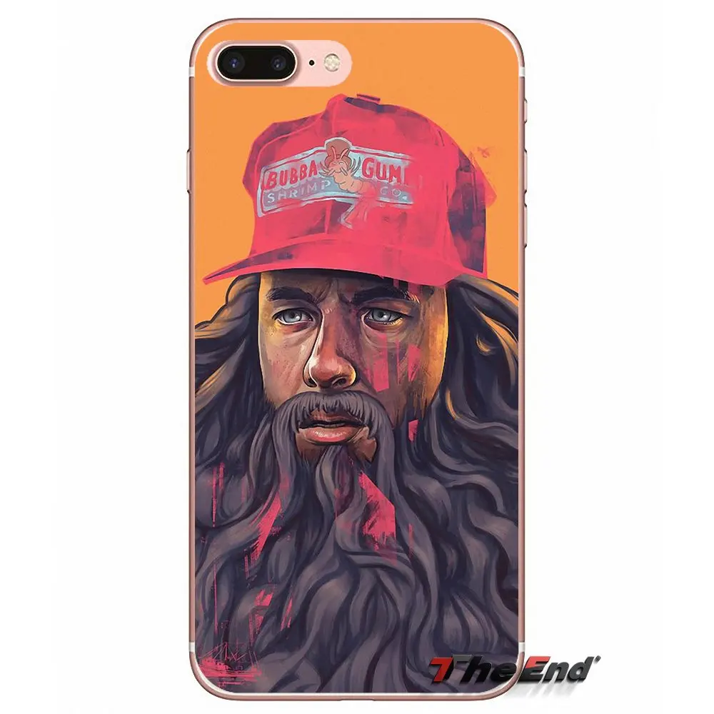 Силиконовый чехол из ТПУ для iPhone X 4 4S 5 5S 5C SE 6 6S 7 8 Plus Samsung Galaxy J1 J3 J5 J7 A3 A5 2016 2017 Forrest Gump