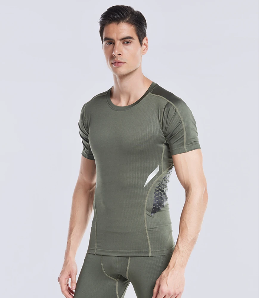 Vansydical компрессионная рубашка с коротким рукавом спортивные рубашки для бега