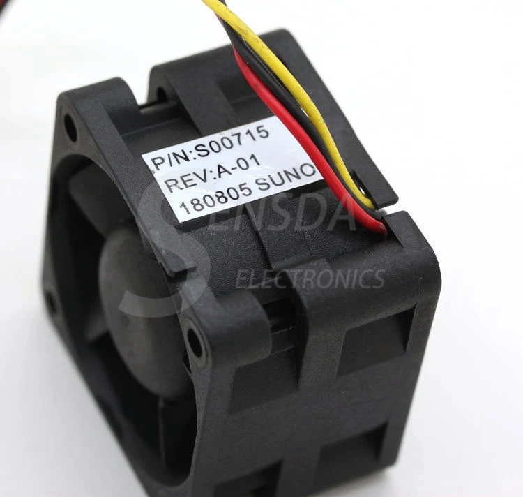 SUNON 4028 PMD1204PQBX A 40 мм 4 см DC 12V 6 8 W 3 провода осевого сервера Охлаждающие вентиляторы|dhl