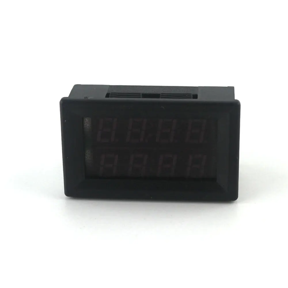 Фото 4 Bit Digital Voltmeter Ammeter DC 200V 10A Red Blue LED Dual Display Voltage Amp Panel Meter 12v 24v Car Current Monitor Tester 4 Bit Digital Voltmeter Ammeter DC 200V 10A Red Blue LED Dual Display Voltage Amp Panel Meter 12v 24v Car Current Monitor Tester