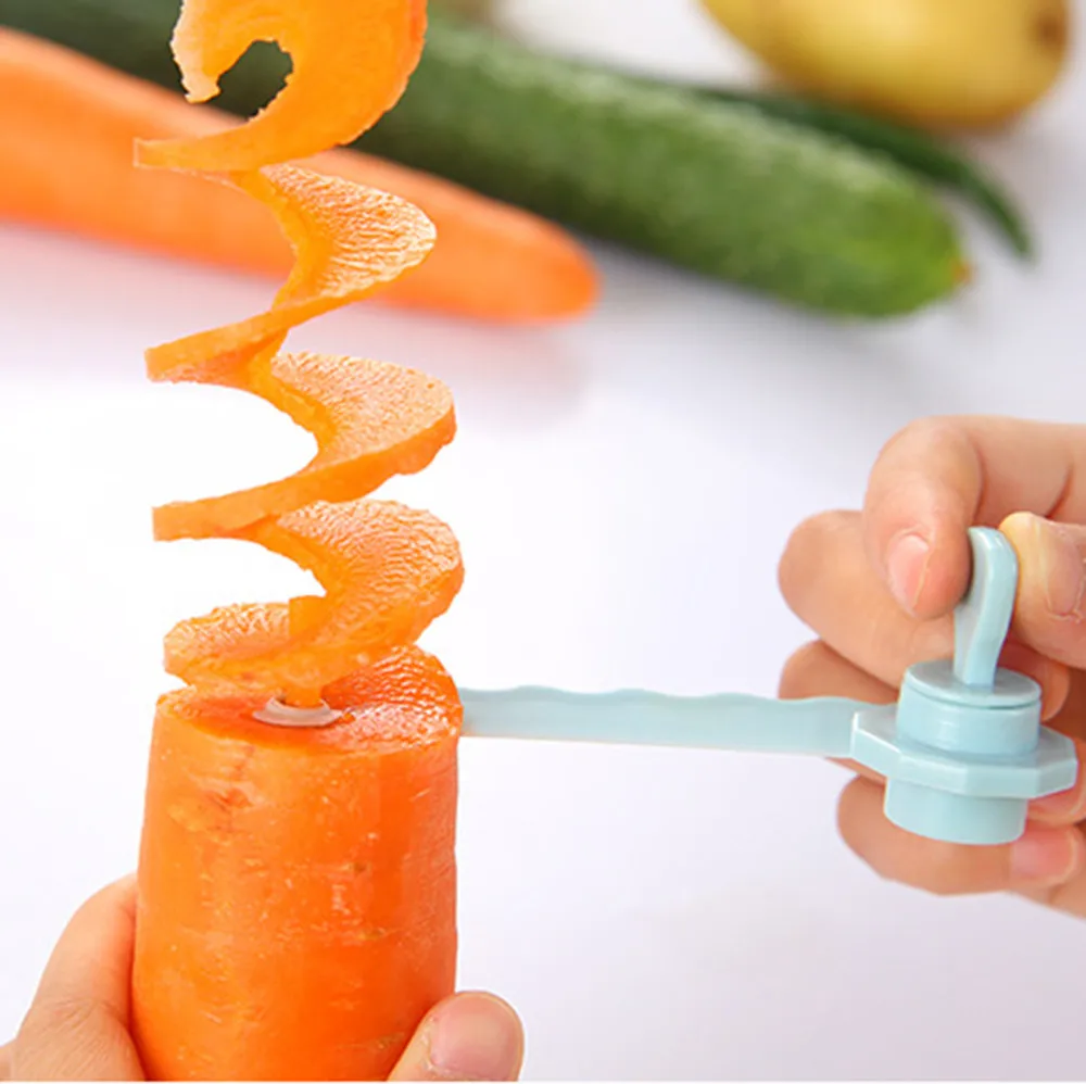2 шт нож для спиральной нарезки картофеля огурец кухонный инвентарь для тонкой нарезки Терка-шинковка для овощей машинка для спиральной нарезки картофеля кухонные принадлежности для резки инструменты