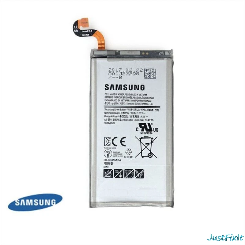 EB BG955ABA оригинальная замена Батарея для samsung GALAXY S8 + G9550 плюс S8Plus G955F G955U G955 SM 3500 мА
