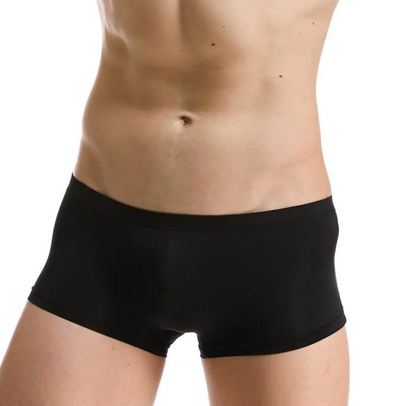 Мужское нижнее белье KWA N.Z ультратонкие трусы-боксеры из дышащего шелка