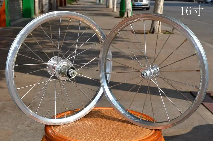 16 дюймов 305 комплект колес Kinlin 8-10s novatec hub велосипед bmx складного велосипеда 74 мм/130