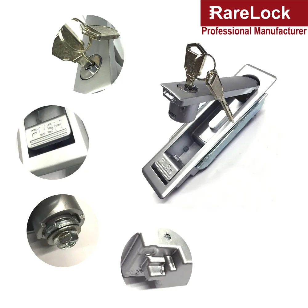 

FMMS213 Electrophoretic Paint Silver Professional Manufacture Zinc Alloy Simple Locker Bus,Truck,Cabinet,Box Lock Cerradura