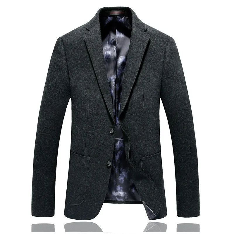 YIXINDA Brand 2018 Autumn and winter new men's wool suit business casual jacket | Мужская одежда