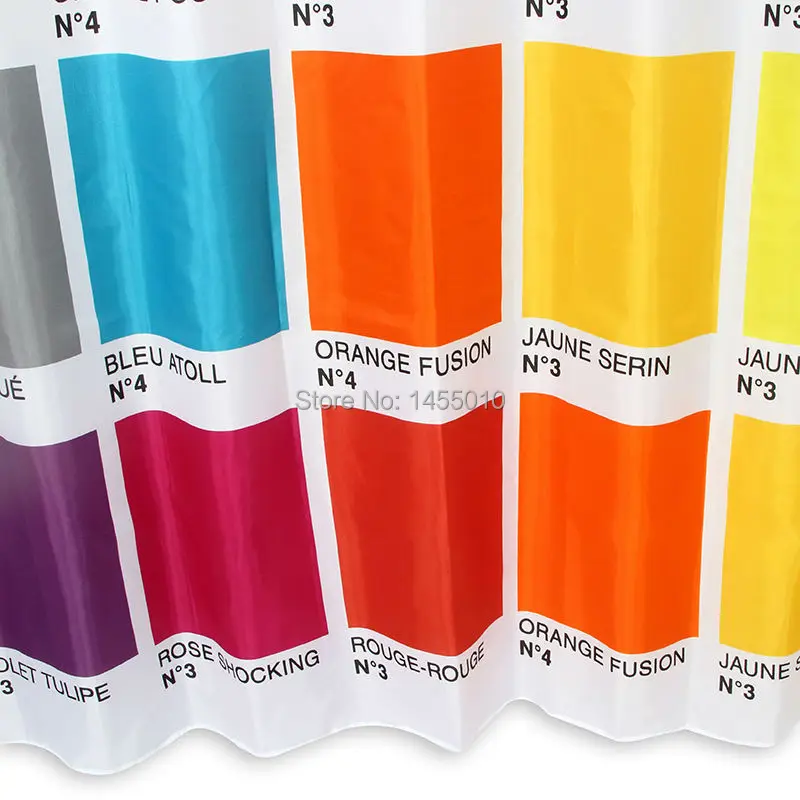 Счастливое дерево ткань полиэстер PANTONE водонепроницаемый занавеска для душа