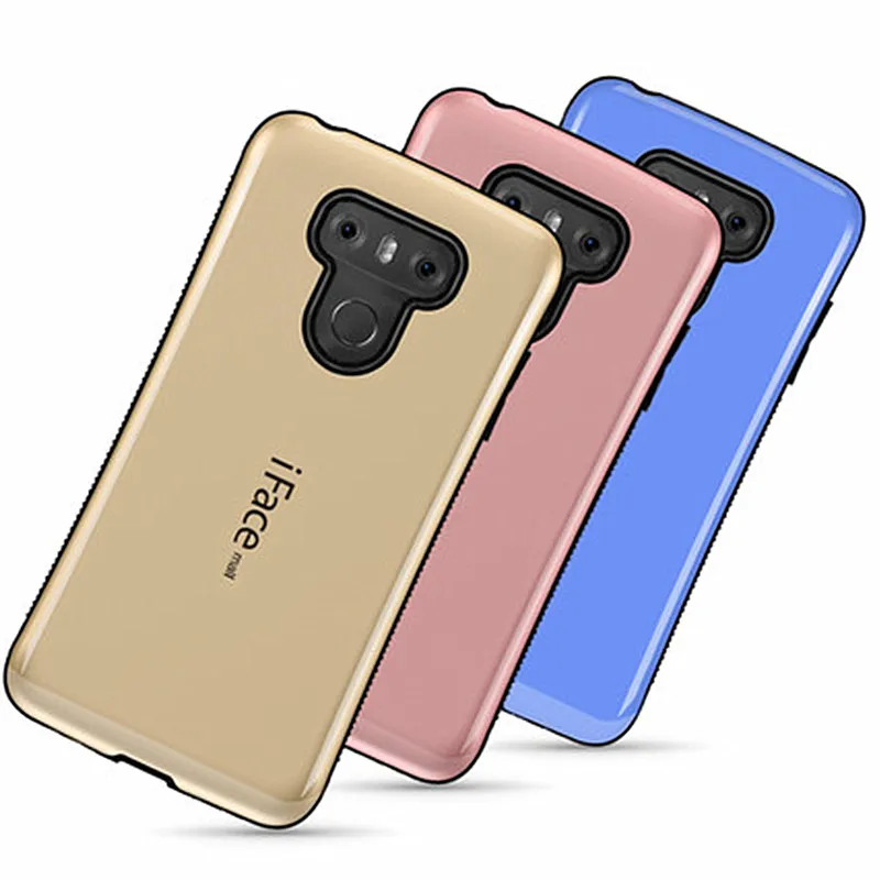 For LG G6 Soft Silicone Back Cover 2 Layers Impact TPU PC Shockproof Case for 5.7&quot Mobile Phone Anti-knock |