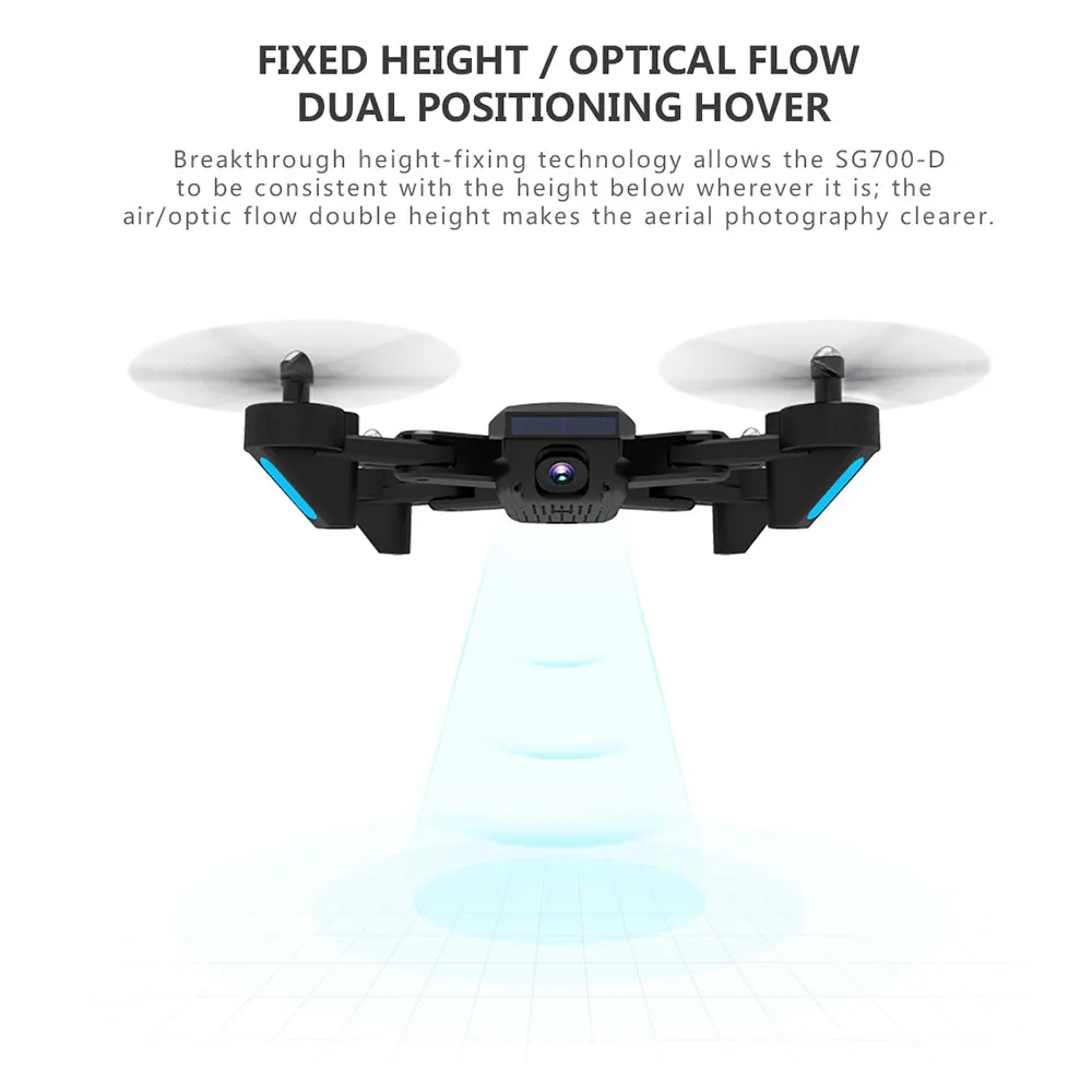 Дрон SG700 RC Квадрокоптер FPV Дроны с камерой HD Режим высокой фиксации простой в