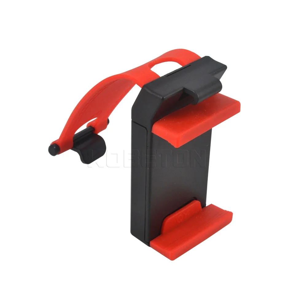 Автомобильный держатель для телефона автомобильный на руль красный iPhone Samsung