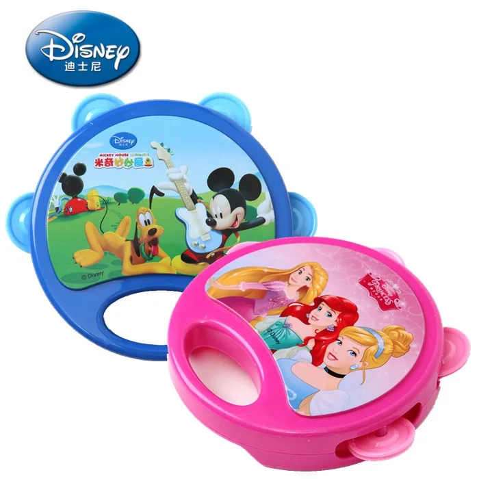 Настоящая детская музыкальная игрушка Disney для детей односторонний барабанщик