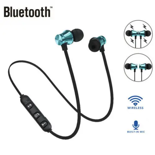 Магнитные Bluetooth 4 2 наушники XT11 Спортивные Беспроводные для бега с шейным ободом