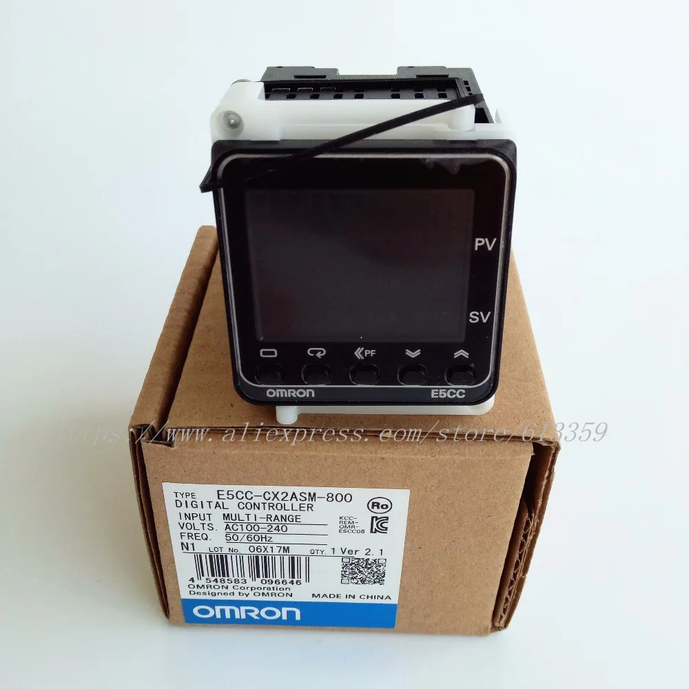 100% новый и оригинальный Оригинальный регулятор температуры E5CC CX2ASM 800 Omron|controller