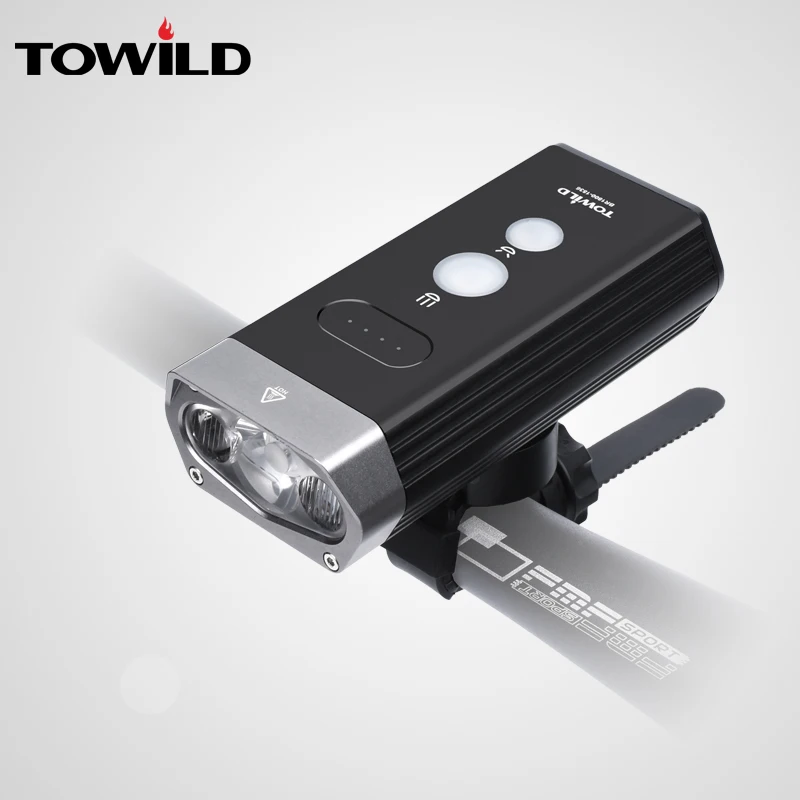 

TOWILD BR1800 CREE XM-L2 U3 LED and CREE XP-G3 S3 LED 1800 Lumens Waterproof USB Rechargeable Bike Light