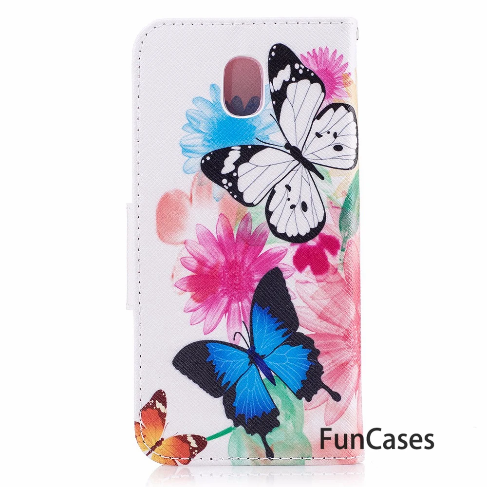 For fundas Samsung Galaxy J3 2017 Case J320 J320F Flip J330 + Card Holders Sansung | Мобильные телефоны и аксессуары