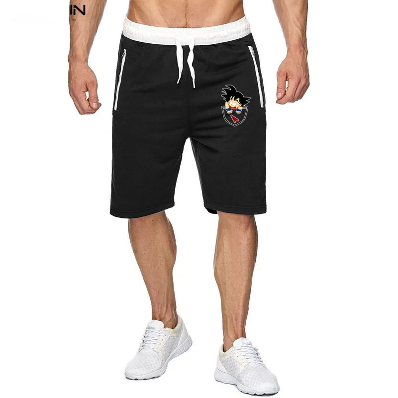 Лидер продаж Новые летние мужские Dragon ball шорты Рубашки домашние моды Dragon Ball Гоку print Sweatpants Фитнес короткие Jogge