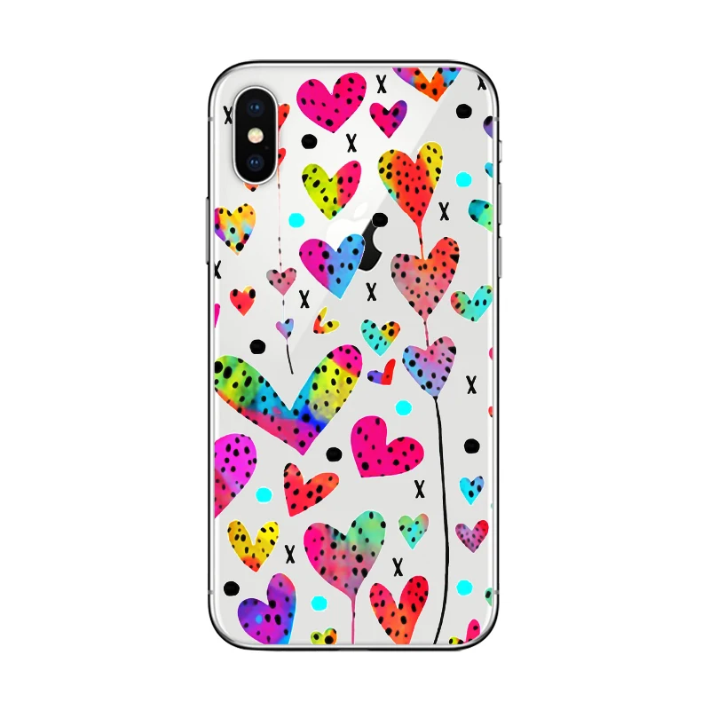 ciciber For iPhone 11 Pro Max 7 8 Plus X XR XS Cover iphone 6 6S 5 5S SE Phone Cases Graffiti Oil Painting Soft TPU |