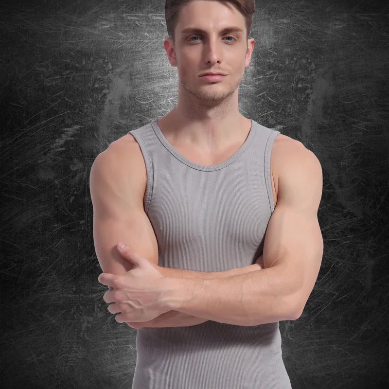 Лидер продаж мужские майки для коррекции фигуры верх из германиевого титана и