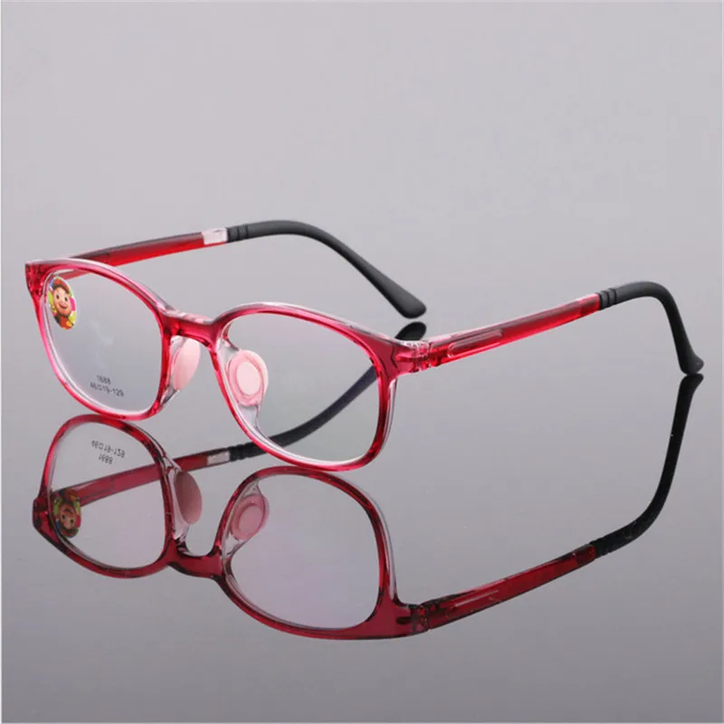 

TR90 Glasses Boy Girl Eyeglasses Lightweight Flexible Eyewear Frame Children Prescription Glasses frame Silicone nose care