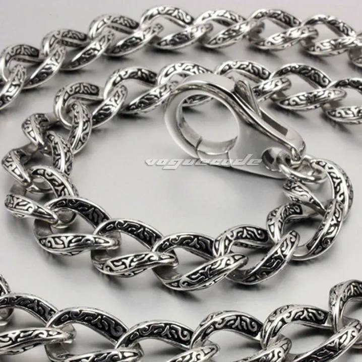 Модная подвеска-Тотем на талию Rocker прочный мужской кошелек из нержавеющей стали