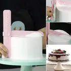 1 шт. регулируемое кухонное устройство для выравнивания сахара, инструменты для украшения тортов, сделай сам, пищевой пластиковый инструмент для торта, кухонные аксессуары