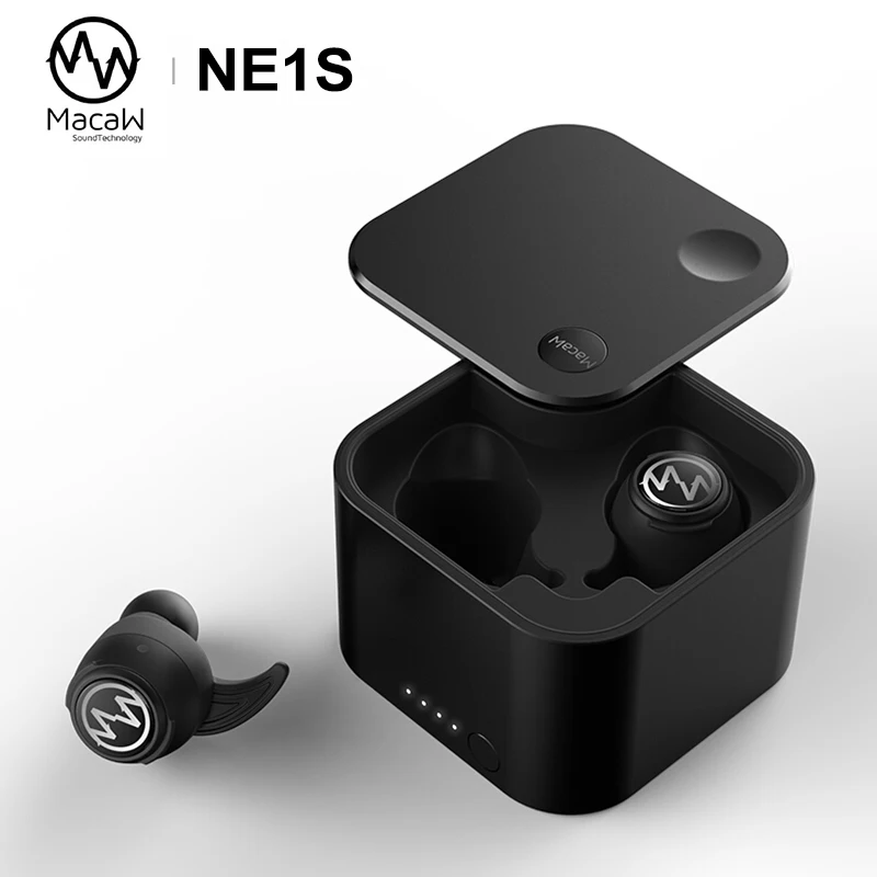 MACAW NE1S настоящие Беспроводные Bluetooth 5 0 HIFI аудио Динамический драйвер наушники в