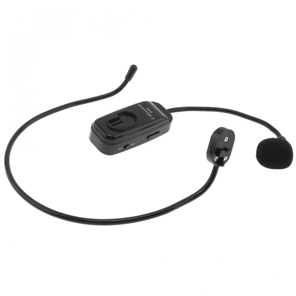 УВЧ беспроводная гарнитура микрофон 2 в 1 портативный голосовой преобразователь