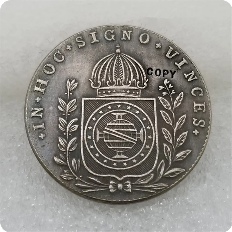 Копия монеты рейс 1823 Бразилия 640 | Дом и сад