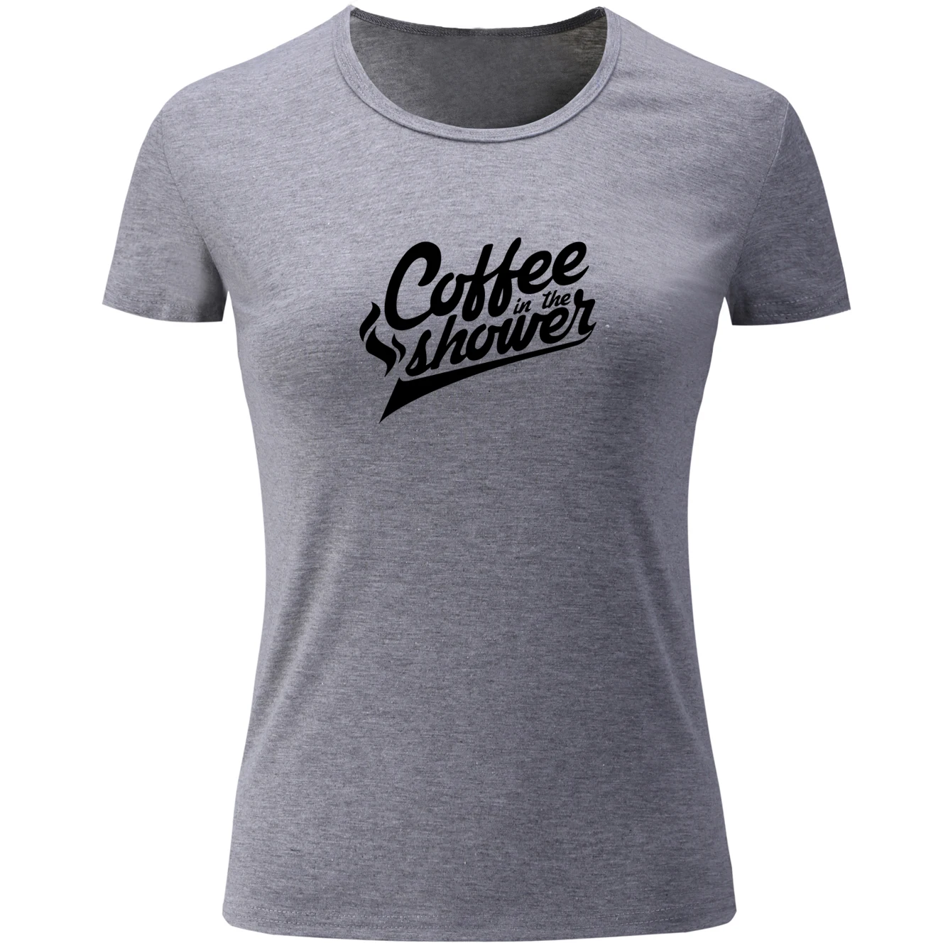 IDzn Новое поступление летние женские футболки забавные кофейные в душе с