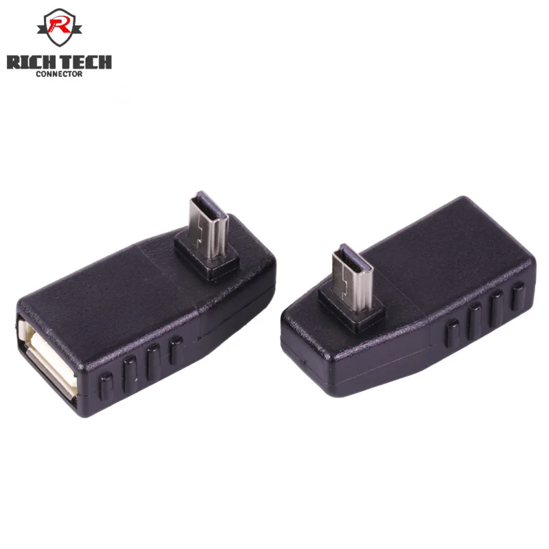 USB Мини 5pin штекер к гнезду адаптер правый угол локоть | Обустройство дома
