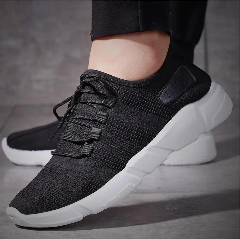 2018 Новая модная мужская обувь трендовая повседневная на плоской подошве со