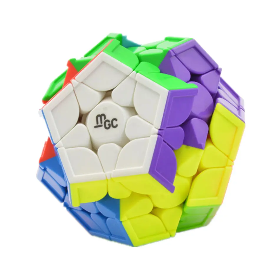 YJ MGC 3x3 кубик рубика Кубик Megaminx Магнитный магический куб 3 слоя Stickerless speed пазл