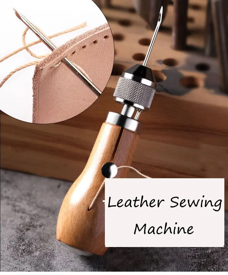 

leather sewing machine DIY Leather Sewing Tool Leather Hand Sewing Machine Waxed Thread for Leather Craft Edge Stitching