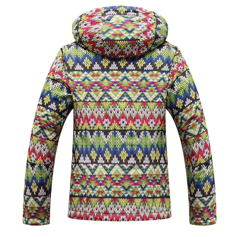 Зимняя куртка женская водонепроницаемая ветрозащитная для катания на лыжах и