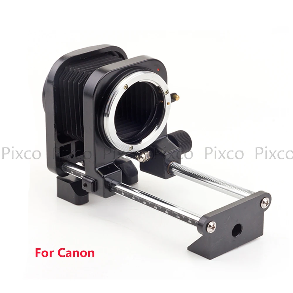 Фото Металлический макросъемный штатив Pixco для Nikon Canon, комплект для фотостудии с удлинителем и сильфонным креплением №2