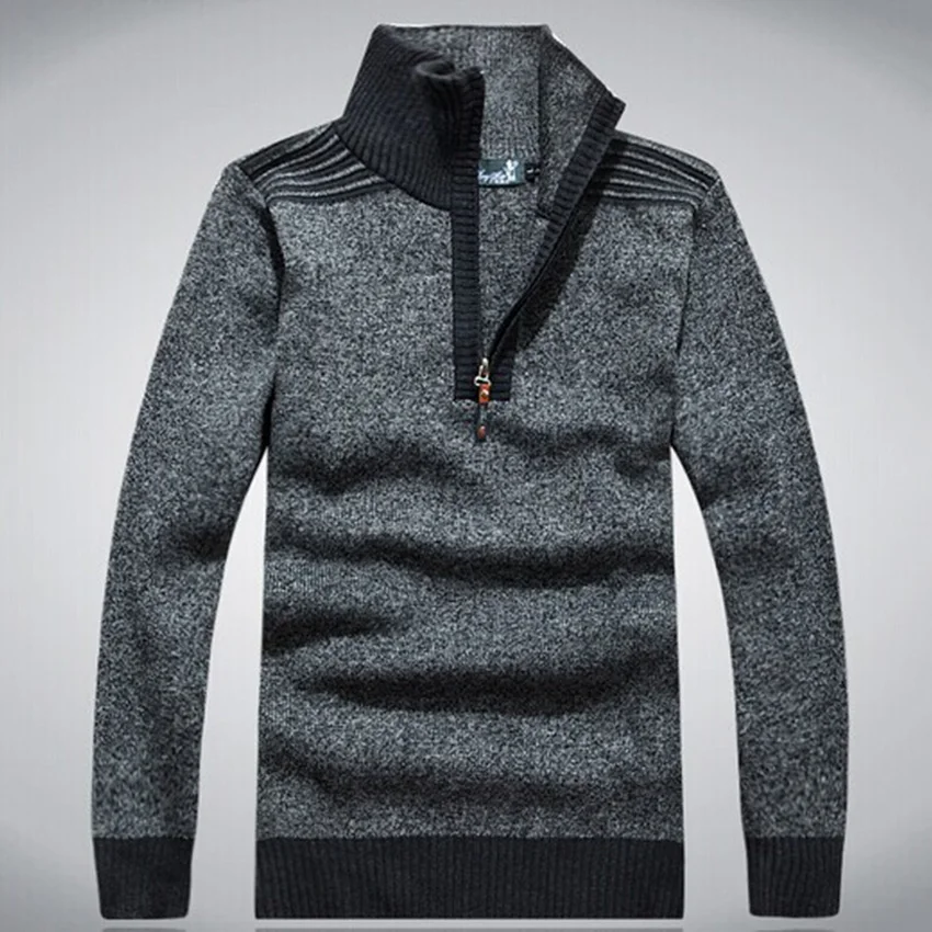 Новый Модный высококачественный мужской свитер брендовый приталенный