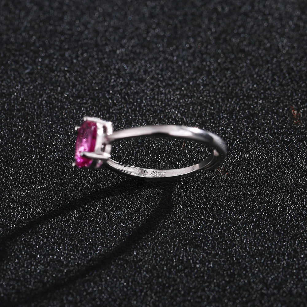 LANCAI простой стиль 1.8ct Рубин/Гранат/цитрин/Изумруд/период/Топаз/аметист кольцо