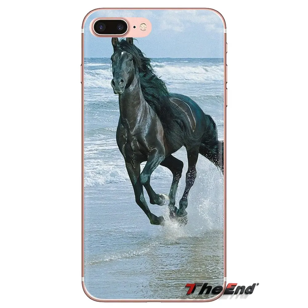 For Huawei G7 G8 P7 P8 P9 P10 P20 P30 Lite Mini Pro P Smart Plus 2017 2018 2019 Transparent Soft Cases Covers black Horse |