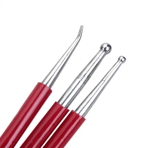 

3 pieces stainless steel wax sculptors clay sculpting Tool making pottery